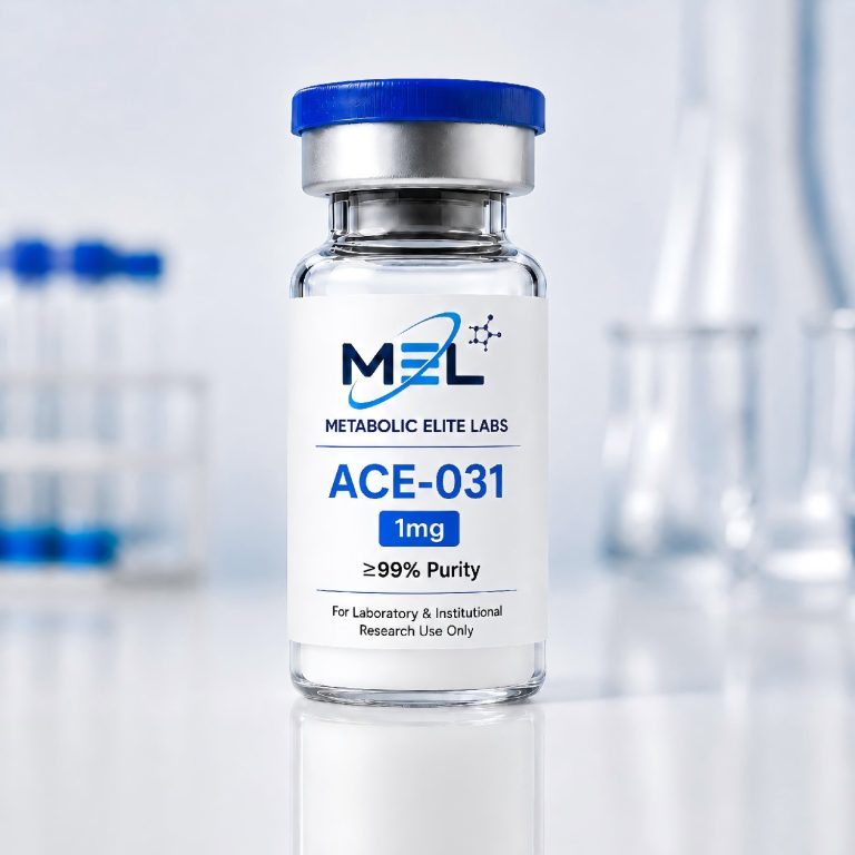 ACE-031 1 mg lyophilized powder research product vial – Metabolic Elite Labs