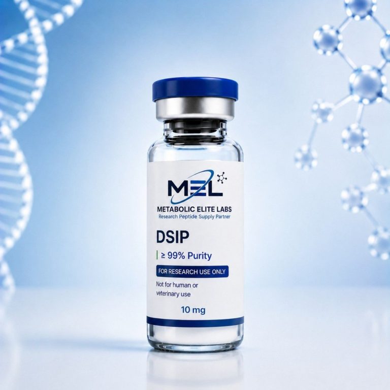 DSIP 10 mg research product, 10 Vials, Metabolic Elite Labs